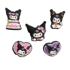 New! 5 Kuromi Croc/Shoe Charms